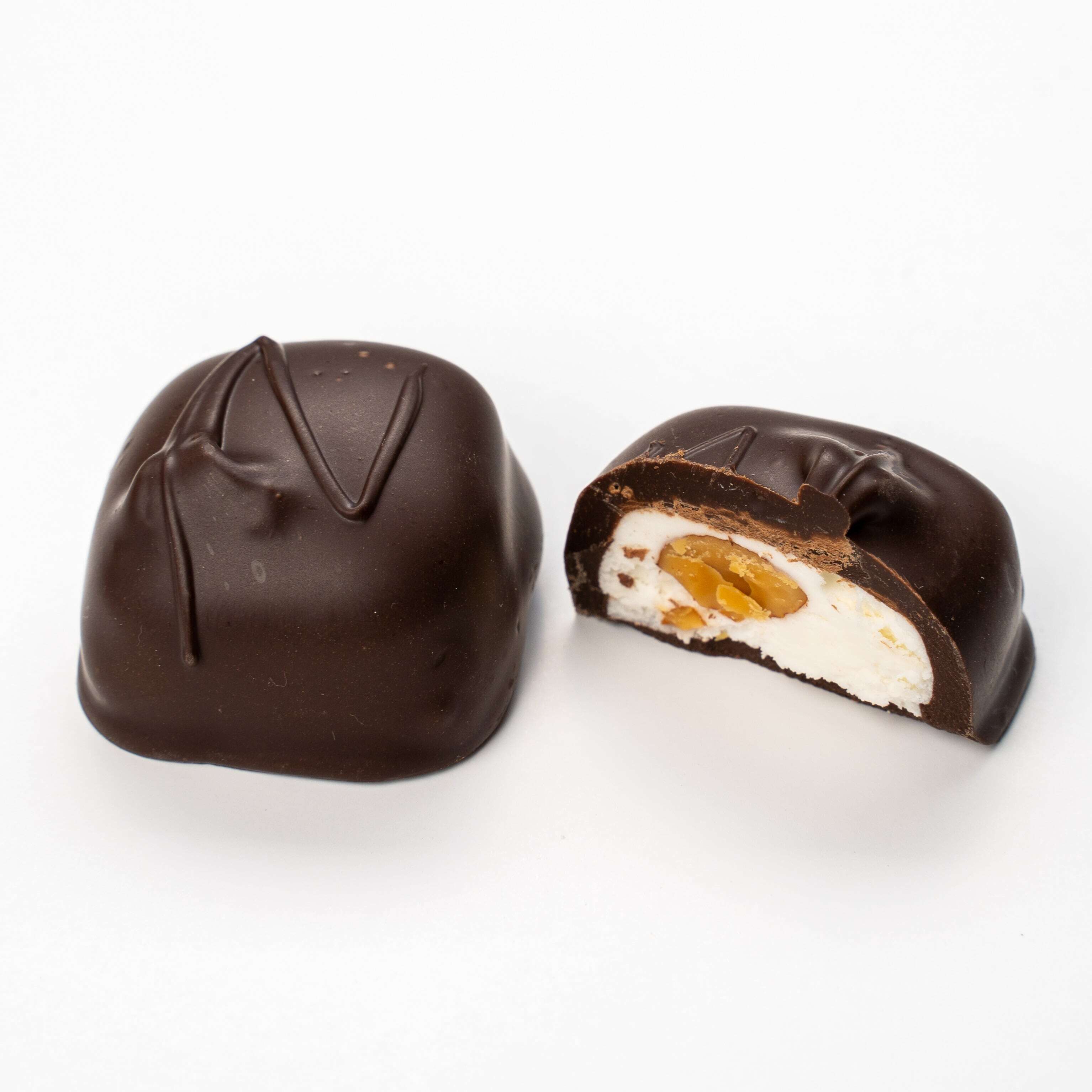 Dark Chocolate Vanilla Almond Nougat